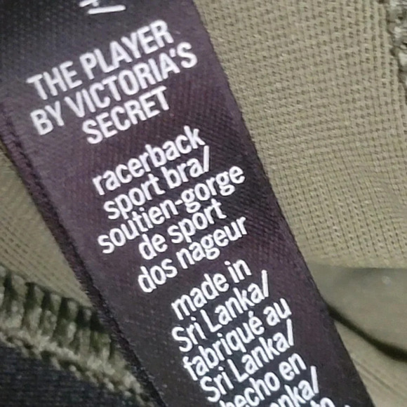 Victorias Secret VSX Womens Medium The Player Racerback Sport Yoga Bra Running - Picture 6 of 7